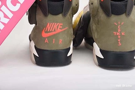 AIR OLIVE JORDAN TRAVIS 4740 - 681 CN1084- 6 HighQuality SCOTT MEDIUM 0704
